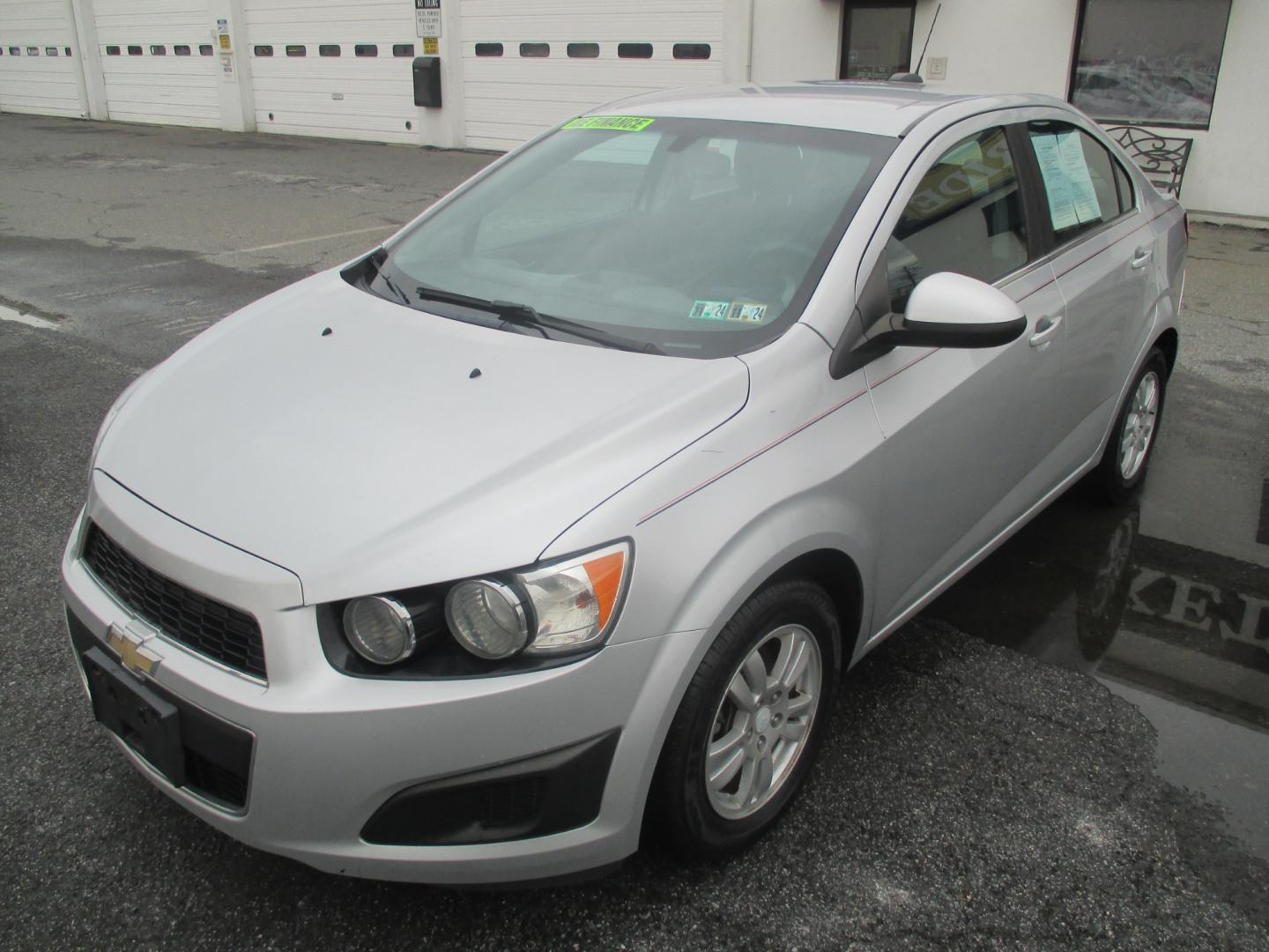 2016 SILVER Chevrolet Sonic LT Auto Sedan (1G1JC5SG5G4) with an 1.8L L4 DOHC 24V engine, 6A transmission, located at 1254 Manheim Pike, Lancaster, PA, 17601, (717) 393-9133, 40.062870, -76.323273 - Photo#0